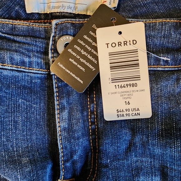 Torrid Denim Shorts - Picture 3 of 5